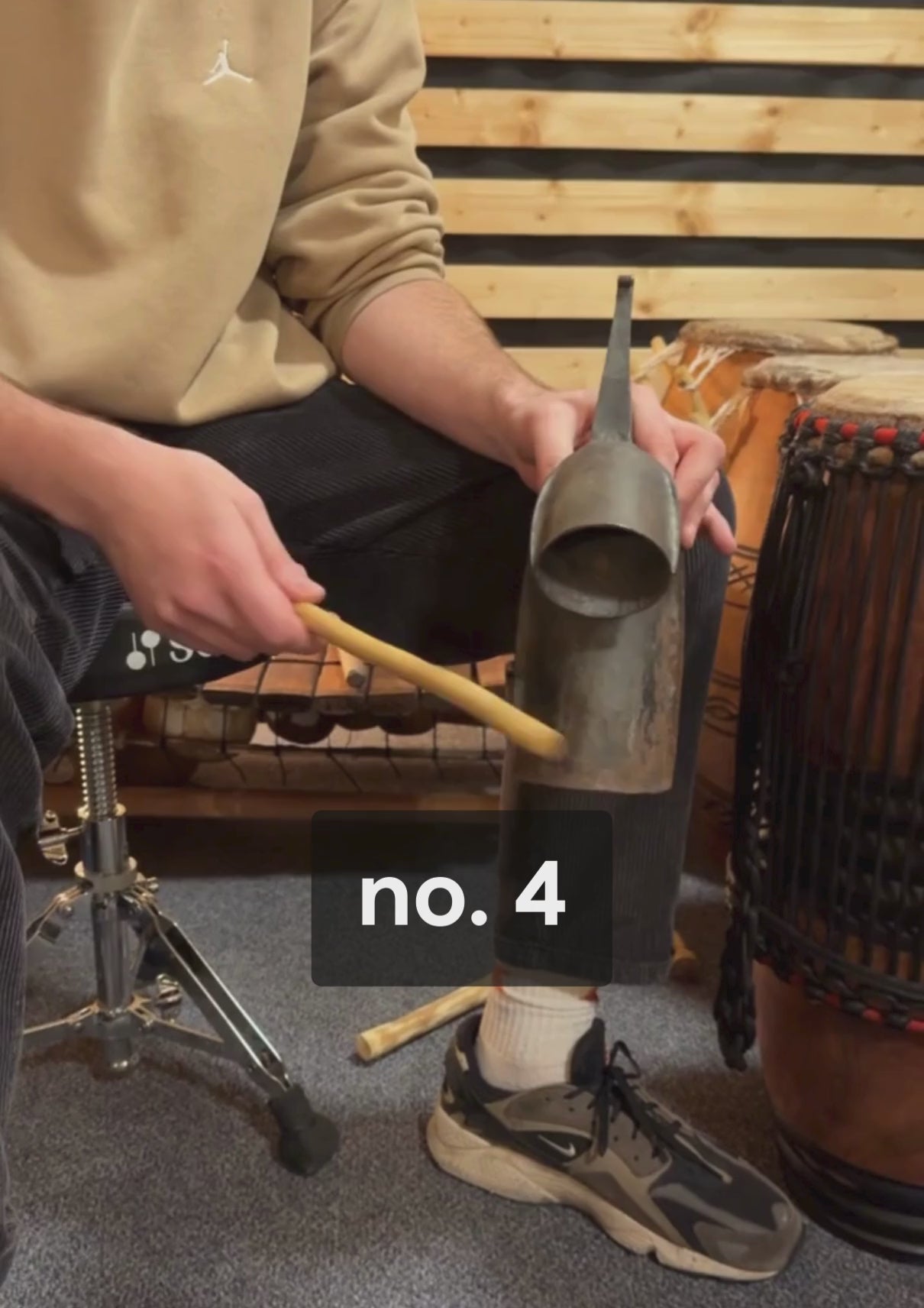 Ewe Gankogui Double Bell M