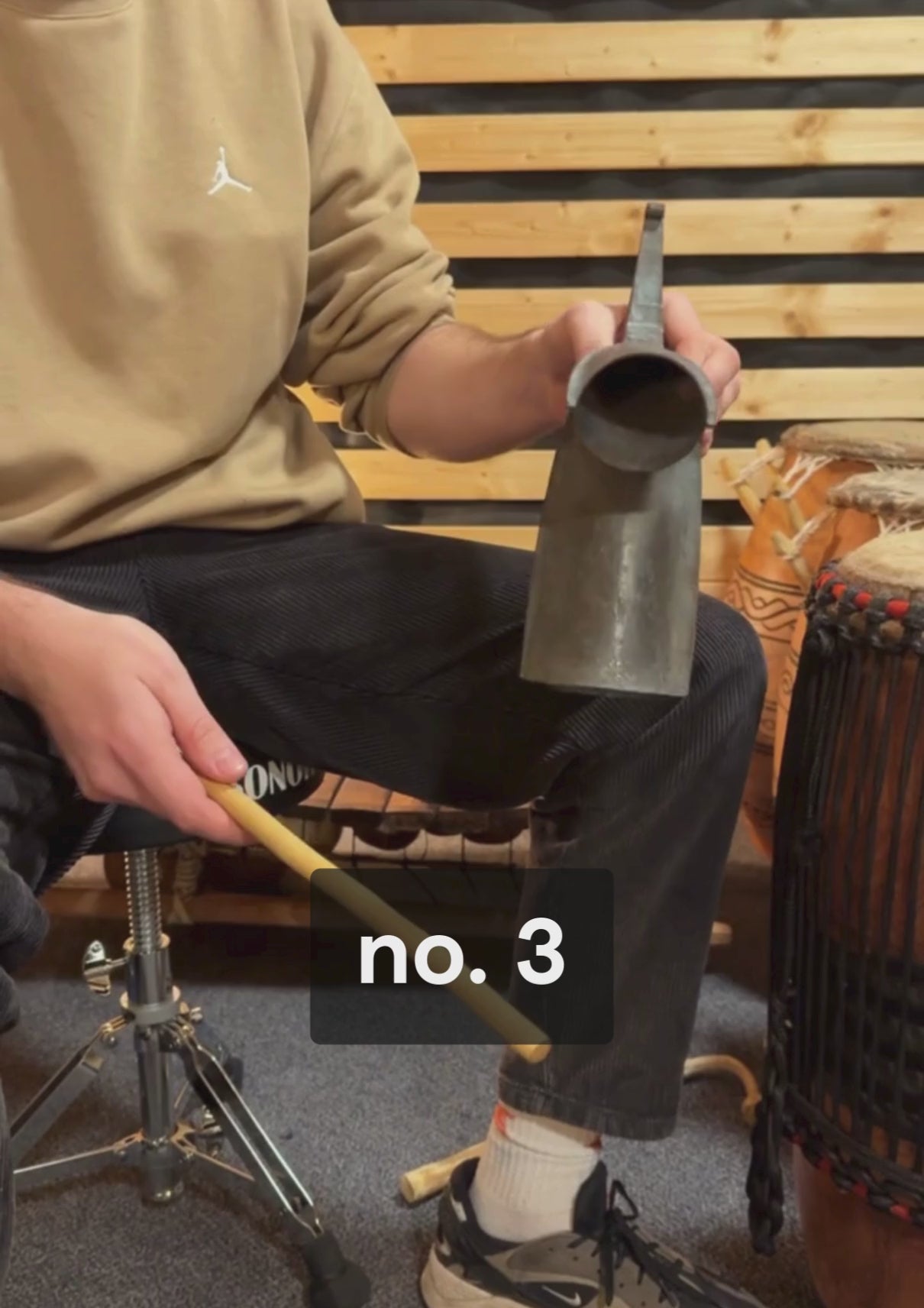 Ewe Gankogui Double Bell M