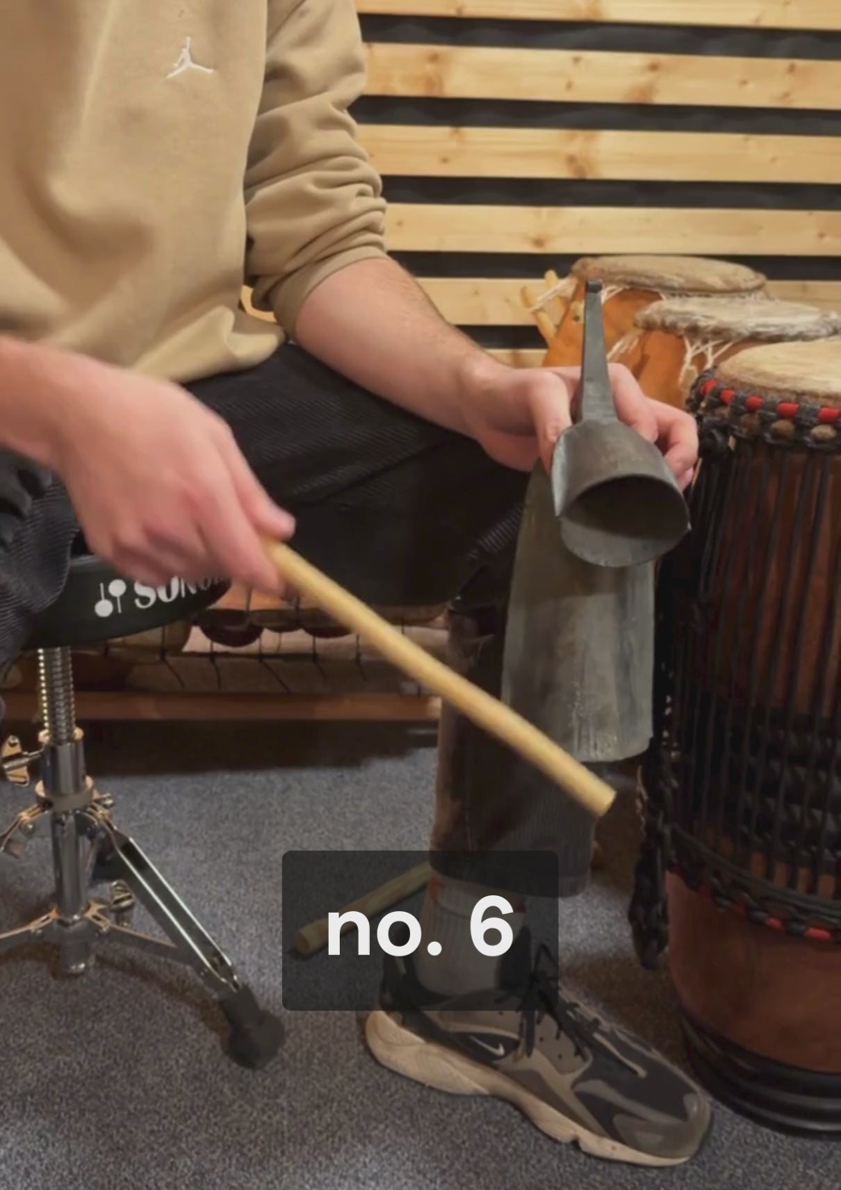 Ewe Gankogui Double Bell M