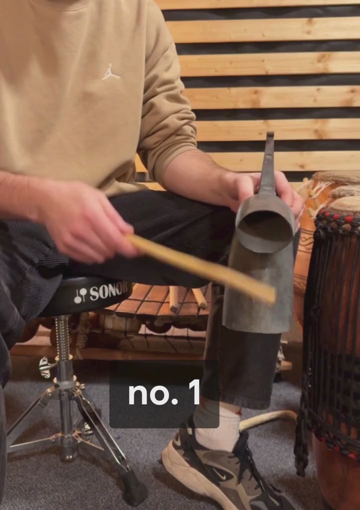 Ewe Gankogui Double Bell M