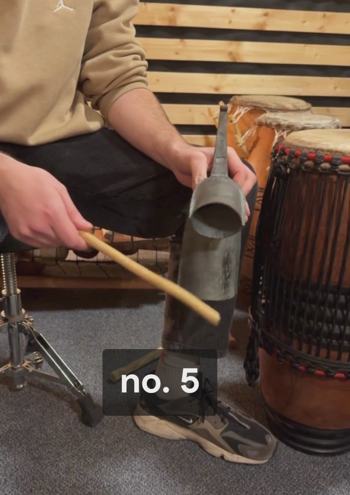 Ewe Gankogui Double Bell M